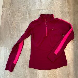 Nike Half Zip Pink